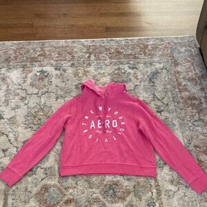 Aeropostale Pink Graphic Hoodie
